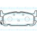 BP-6589 KAVO PARTS Комплект тормозных колодок, дисковый тормоз