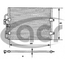 300443 ACR Конденсатор, кондиционер
