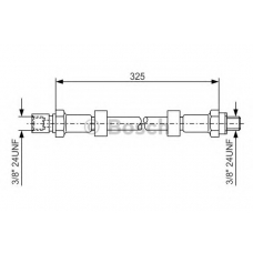 1 987 476 130 BOSCH Тормозной шланг