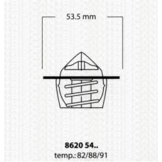 8620 5488 TRISCAN Термостат, охлаждающая жидкость