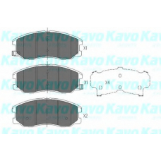 KBP-1009 KAVO PARTS Комплект тормозных колодок, дисковый тормоз