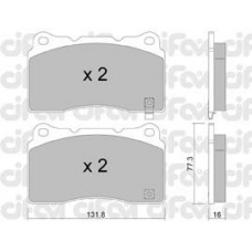 822-288-5 CIFAM Комплект тормозных колодок, дисковый тормоз