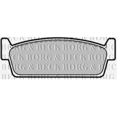 BBP1374 BORG & BECK Комплект тормозных колодок, дисковый тормоз