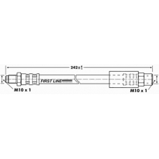 FBH6889 FIRST LINE Тормозной шланг