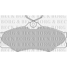 BBP1175 BORG & BECK Комплект тормозных колодок, дисковый тормоз