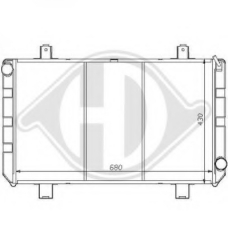 8110177 DIEDERICHS Радиатор, охлаждение двигателя