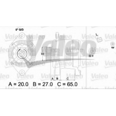 437112 VALEO Генератор