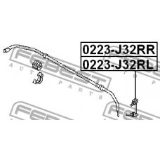 0223-J32RL FEBEST Тяга / стойка, стабилизатор
