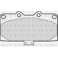 BBP1832 BORG & BECK Комплект тормозных колодок, дисковый тормоз
