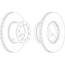 FCR101A FERODO Тормозной диск