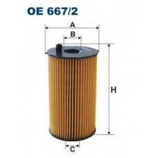 OE667/2 FILTRON Масляный фильтр