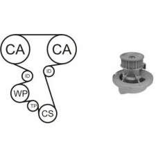 WPK-164201 AIRTEX Водяной насос + комплект зубчатого ремня