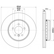 MDCB2380 MINTEX Тормозной диск