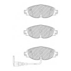 FDB4433 FERODO Комплект тормозных колодок, дисковый тормоз
