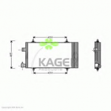 94-5069 KAGER Конденсатор, кондиционер