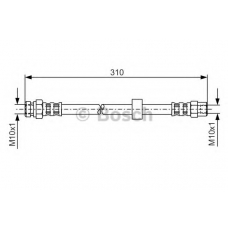 1 987 476 450 BOSCH Тормозной шланг