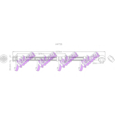 H4735 Brovex-Nelson Тормозной шланг