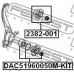 DAC51960050M-KIT FEBEST Комплект подшипника ступицы колеса
