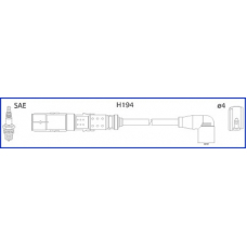 134792 HITACHI Комплект проводов зажигания