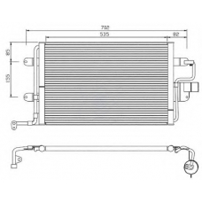 30A0020 ELECTRO AUTO Конденсатор, кондиционер