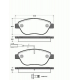 1501222377 S.b.s. Комплект тормозных колодок, дисковый тормоз