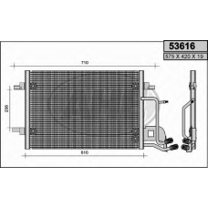 53616 AHE Конденсатор, кондиционер