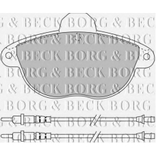 BBP1455 BORG & BECK Комплект тормозных колодок, дисковый тормоз