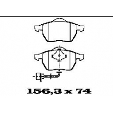 BL1126A2 FTE Комплект тормозных колодок, дисковый тормоз