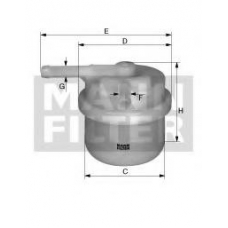 WK 42/82 MANN-FILTER Топливный фильтр
