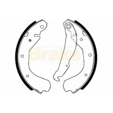 SH2214 BRAKE ENGINEERING Комплект тормозных колодок