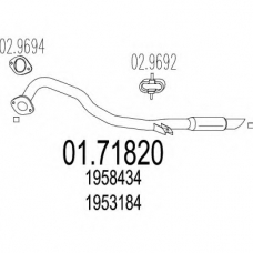 01.71820 MTS Труба выхлопного газа