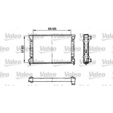 883878 VALEO Радиатор, охлаждение двигателя