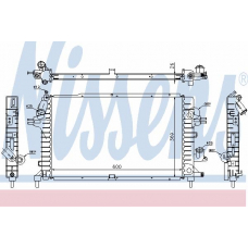 63029A NISSENS Радиатор, охлаждение двигателя