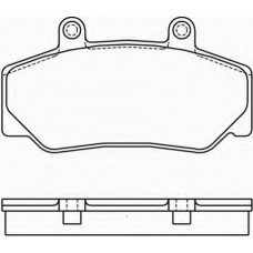 2123302 TEXTAR Комплект тормозных колодок, дисковый тормоз