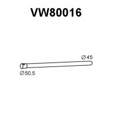 VW80016 VENEPORTE Труба выхлопного газа