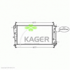 31-2729 KAGER Радиатор, охлаждение двигателя