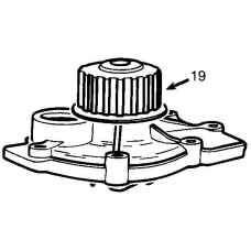 VKPC 86618 SKF Водяной насос