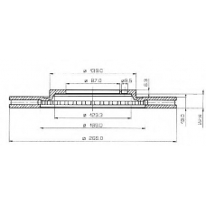 BDC3506 QUINTON HAZELL Тормозной диск
