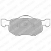 LP1900 DELPHI Комплект тормозных колодок, дисковый тормоз