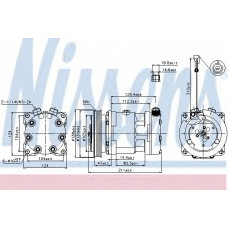 89175 NISSENS Компрессор, кондиционер