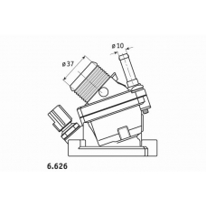 6.626.90.399 BEHR Термостат, охлаждающая жидкость