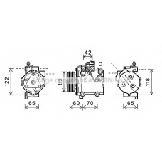 SZK125 AVA Компрессор, кондиционер