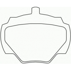 2034402 TEXTAR Комплект тормозных колодок, дисковый тормоз