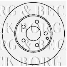 BBD4352 BORG & BECK Тормозной диск