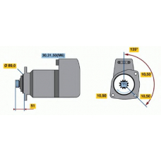 0 986 011 580 BOSCH Стартер