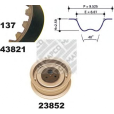 23812 MAPCO Комплект ремня грм
