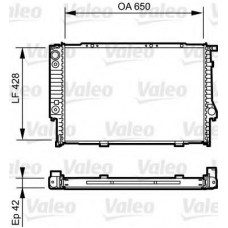 734421 VALEO Радиатор, охлаждение двигателя