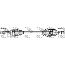 259057 GSP Приводной вал