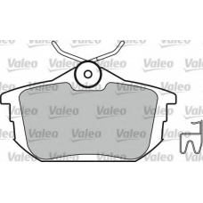 598539 VALEO Комплект тормозных колодок, дисковый тормоз