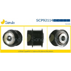 SCP92114.1 SANDO Ременный шкив, генератор